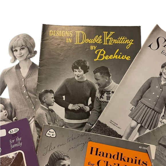 (12) Vintage Beehive knitting book LOT 7 pcs - Picture 8 of 9